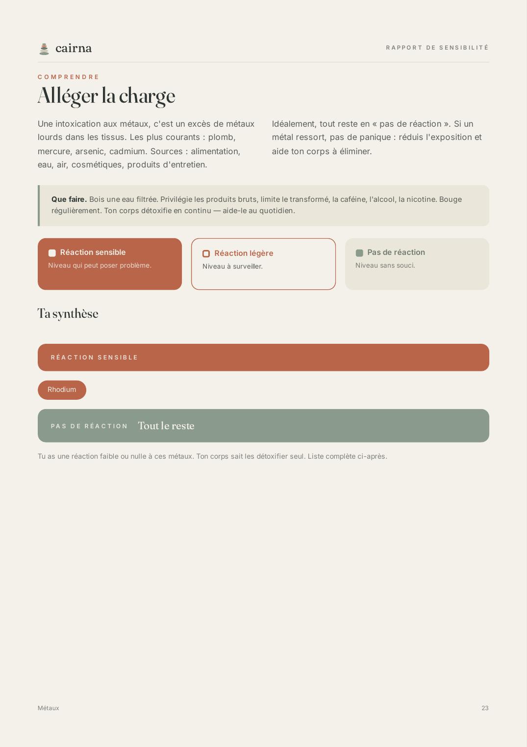 Exemple de rapport — page 23
