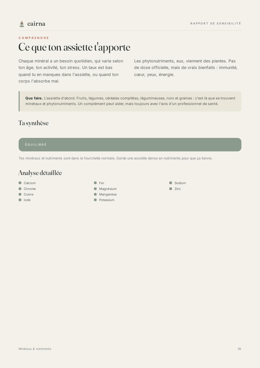 Exemple de rapport — page 26